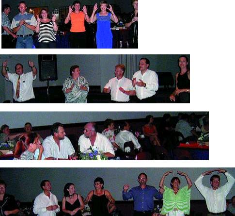 Members and their partners having fun at the annual Rustenburg Branch dinner dance &#8211; October 2004